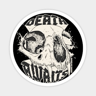 Death Awaits Animal Skull Print Magnet